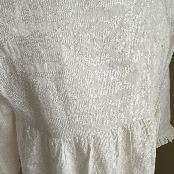 TUCKERNUCK | White Embroidered Cross Stitch Clara Dress size XS - Picture 12 of 13